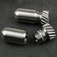 thumbnail image 3 of Mosiee Pure Ti Keychain Pill Holder Waterproof Pill Fob Case For Camping Hiking Travel, 3 of 6