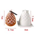 thumbnail image 1 of Molde de vela de silicona de conos de pino 3D para fabricación de velas aromáticas DIY, molde de jabón de resina, regalos de Navidad, suministros de artesanía, decoración del hogar, 1 of 4
