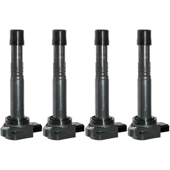 MAS Set of 4 Ignition Coil Pack Compatible with Honda Acura 2002 2003 2004 2005 2006 2007 2008 2009 Element CRV Civic Accord RSX CSX 2.0L 2.4L Replacement For UF311 UF583 C1382