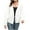 White, variant on QUYUON Long Sleeve Cardigans for Women Sale Long Sleeve Long Cardigans Polyester Womens Cardigan Sweaters Cardigan Jacket Style Q-10178 Winter Knit Sweater Outerwear Coat Black XL