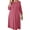 D1-Purple Red, variant on SHOWMALL Womens Plus Floral Dresses Dark Gray 1X Casual Dress 3/4 Sleeves Midi Dress Boat Neck Flowy Dress with Pockets