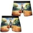 thumbnail image 3 of Happy Father's Day Airedale Terrier Playing Basketball with Best Dad Jersey All Over Print Boxer Briefs Underwear for Men Dad Dale Waterside Dog Lover - 13006, 3 of 6