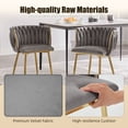 thumbnail image 2 of MOONMISS Dining Chairs Set of 2 with Metal Legs for Kitchen Dinning Room,Gray, 2 of 5