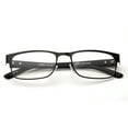 thumbnail image 2 of 4 Pairs - Squared Thin Frame Temple Reading Glasses with Landyard, +1.00,+1.25, +1.50, +1.75, +2.00, +2.50, +3.00, +350, 2 of 5