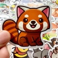 thumbnail image 3 of Pegatinas de animales de dibujos animados para niños y adolescentes, 50 piezas, nevera, papelería, álbum de recortes, pegatina de Graffiti, 3 of 4