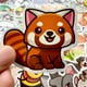 thumbnail image 3 of Pegatinas de animales de dibujos animados para niños y adolescentes, 50 piezas, nevera, papelería, álbum de recortes, pegatina de Graffiti, 3 of 4