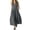*Gray, variant on ClodeEU Women's Collar Sleeveless Button Linen Midi Shirt Dress,Casual Loose A Line Dress with Pockets Gray,Women's Plus L