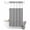 Black, White, Gray, variant on No Hook Shower Curtain, Grey Vertical Striped Shower Curtains for Bathroom with See Through Top Window, Farmhouse Thin Line Stripes Waterproof & Washable Bath Curtain Long 72"x78"
