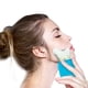 thumbnail image 3 of Molde para cubitos de hielo facial rodante Masajeador reutilizable Azul rosado sweethay, 3 of 6