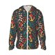 thumbnail image 1 of Balery Mushrooms And Flowers Sudadera ligera de manga larga con capucha y protección solar UPF 50+ para hombre y mujer, ideal para pesca y running-3X-Large, 1 of 7