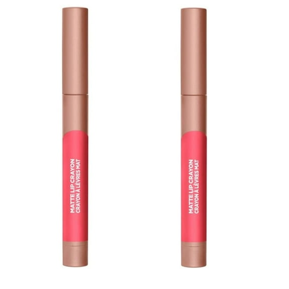 L'Oreal Paris Infallible Matte Lipstick Crayon in Sweet and Salty 502, Pack of 2