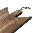 thumbnail image 4 of Main + Mesa Geometric Wood Cutting Board with Leather Tie, Natural, 4 of 5