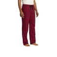 thumbnail image 4 of Adult Men's Flannel Plaid Pant Color New Red 2X-Large Size, 4 of 8
