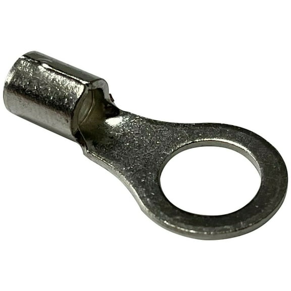 (25) Non-Insulated 8 AWG Gauge Ring Connector 3/8" Stud Electrical Wire Terminal - USA