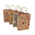 thumbnail image 2 of 12/24 bolsas de regalo de papel Kraft con asa para envolver regalos de boda, embalaje portátil, bolsa de compras, suministros para fiestas de cumpleaños, 2 of 5
