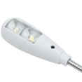 thumbnail image 3 of USB Reading Lamp with 2 LED Lights, Flexible Gooseneck and On / Off Switch White, 3 of 5