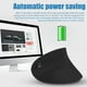 thumbnail image 4 of Ratón óptico vertical ergonómico USB inalámbrico zurdo de 2,4 GHz para ordenador portátil PC, 4 of 8