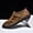 E7-Light Brown, variant on Men's Stylish Leather Hollow Sandals Closed Toe Hook Loop Head Soft Bottom Wading Sandals Summer Beach Lightweight Breathable Anti-Slip Slippers,Black 44(US-10)