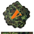 thumbnail image 2 of Letter V Monogram - Camo Green Foam Coaster Set of 4, 2 of 3