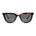 thumbnail image 3 of Womens Oversize Cat Eye Horn Rim Diva Sunglasses Tortoise Black, 3 of 4