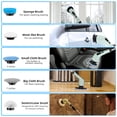 thumbnail image 5 of JahyElec Electric Spin Scrubber,Cordless Cleaning Brush with 9 Replaceable Brush Heads Dual Speed with Adjustable & Detachable Handle Car Cleaning Brush for Car Kitchen, 5 of 8
