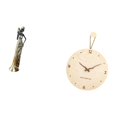 thumbnail image 5 of CarpNettore African Tribal Lady Sculpture Figurine Lightweight Modern Nordic Wall Hanging Clock Minimalist Decorative Ornament for Home Bedroom Office Hotels, 5 of 8
