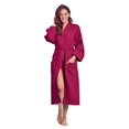 thumbnail image 2 of Luxurious Robe Soft Absorbent Lightweight Long Kimono Waffle Spa Bathrobe for Women, 2 of 4