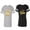 Men Heather / Women Black, variant on King Queen Gold Matching Couple Cotton Jerseys (Men Heather / Women Black) (Men S / Women S)