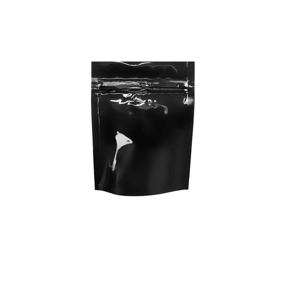 Mylar Bag Clear Black 1 Gram - 1,000 Count