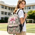 thumbnail image 2 of Cute Print Backpack for School, Lightweight Student Bookbag with Padded Straps, 2 of 4