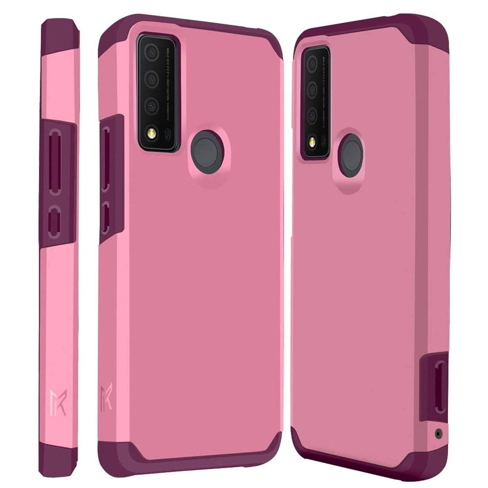 Duplex Custom Designed Cases 63×30×H69 TJS for TCL 30 XE 5G Phone Case, Dual Layer Drop Protection