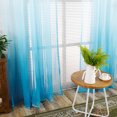 thumbnail image 4 of Cheers Dégradé Couleur Pure Tulle Fenêtre Rideau Drapé Chambre Balcon Décoration de la Maison, 4 of 6