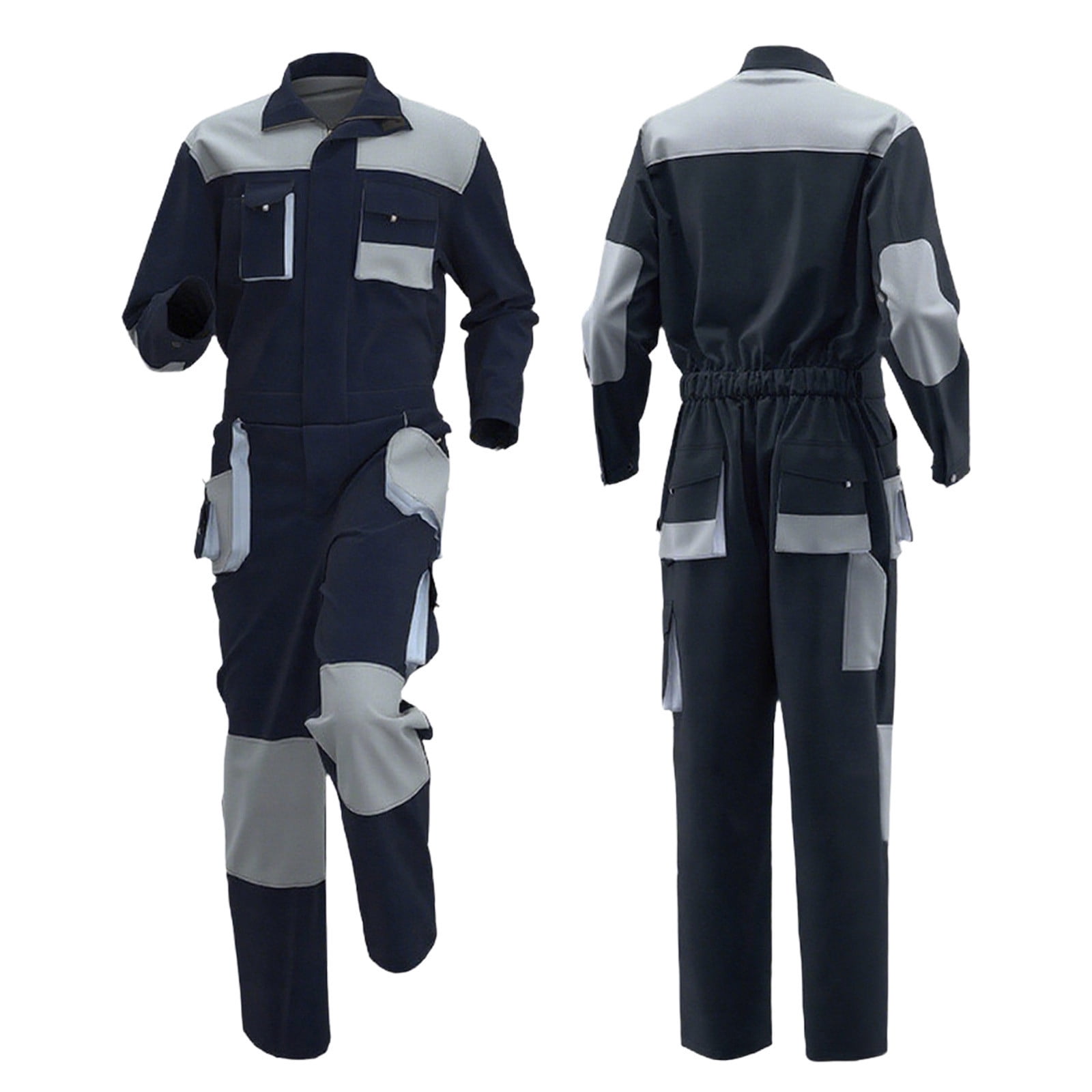 Bosfbaoi Industrial Work Coverall for Men - Heavy Duty Breathable
