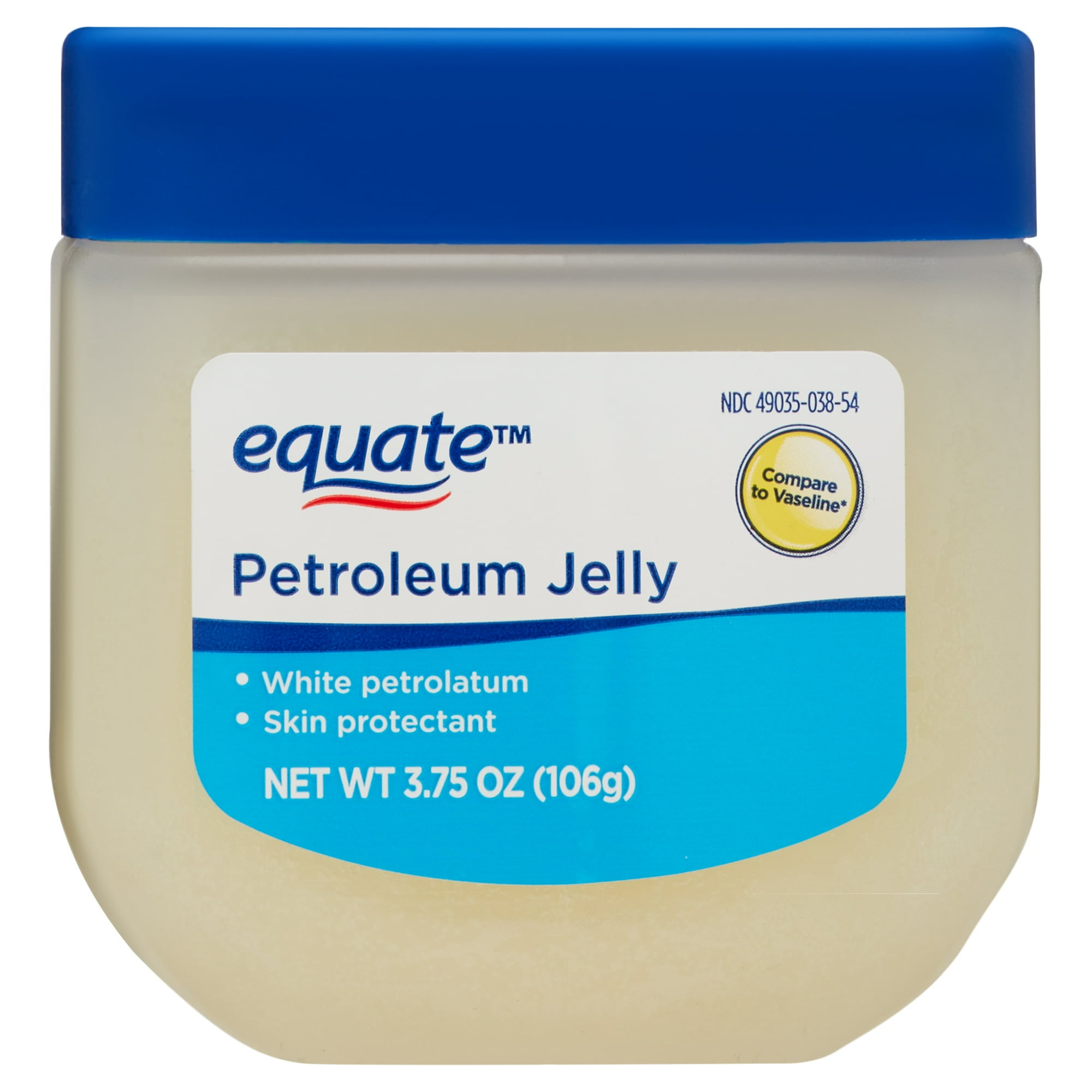 Equate 100% Pure Petroleum Jelly Skin Protectant, 3.75 Oz