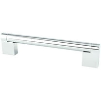 Berenson BE9112 1026 128 mm Center to Center Contemporary Advantage Three Arch Pull, Polished Chrome