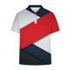 thumbnail image 5 of Ceisia Men's Summer Casual Diagonal Color Block Mesh Short Sleeve Lapel Shirt Multicolor L Gifts, 5 of 7