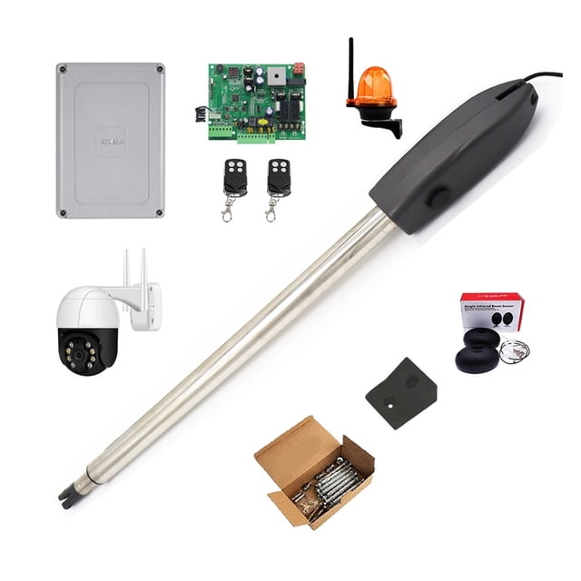 Automatic Gate Opener Kit Light Duty Single Gate Operator For Single Swing Up To 19 Feet OR 660 Pounds Gate Motor ,Free Your Hands