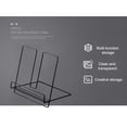 thumbnail image 4 of Cookbook Holder Lightweight Home Music Stand Free-Punching Magazine Reading Racks Tablet Stands Strong Bearing Capacity White, 4 of 9