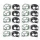 thumbnail image 3 of kits de diafragma de junta de carburador, repuesto para 95900, 96900, 98900, 9C900 y 10A900, carburador CUTICAT Carburador Junta Diafragma, 3 of 5
