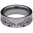 thumbnail image 4 of Owl Tungsten Carbide Ring, 4 of 6