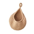 thumbnail image 2 of Cesta de frutas colgante de pared con forma de gota, macetero de pared tejido, decoración de pared bohemia para cocina, restaurante, habitación del 28cm x 35cm, 2 of 8