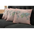 thumbnail image 2 of Ambesonne Christmas Throw Pillow Cover 4 Pack, Reindeers Santa Snow, 18", Multicolor, 2 of 6