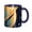 NavyBlue, variant on Orange Cat Astronaut Coffee Mug Fun Custom Ceramic Mugs 11oz Red