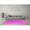 thumbnail image 3 of Ahgly Company Indoor Square Oriental Pink Traditional Area Rugs, 8' Square, 3 of 4