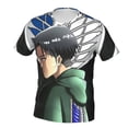thumbnail image 2 of Attack On Titan Men's Short-Sleeve T-Shirt Summer Casual Tee Top Breathable Crewneck T-Shirt Large, 2 of 7