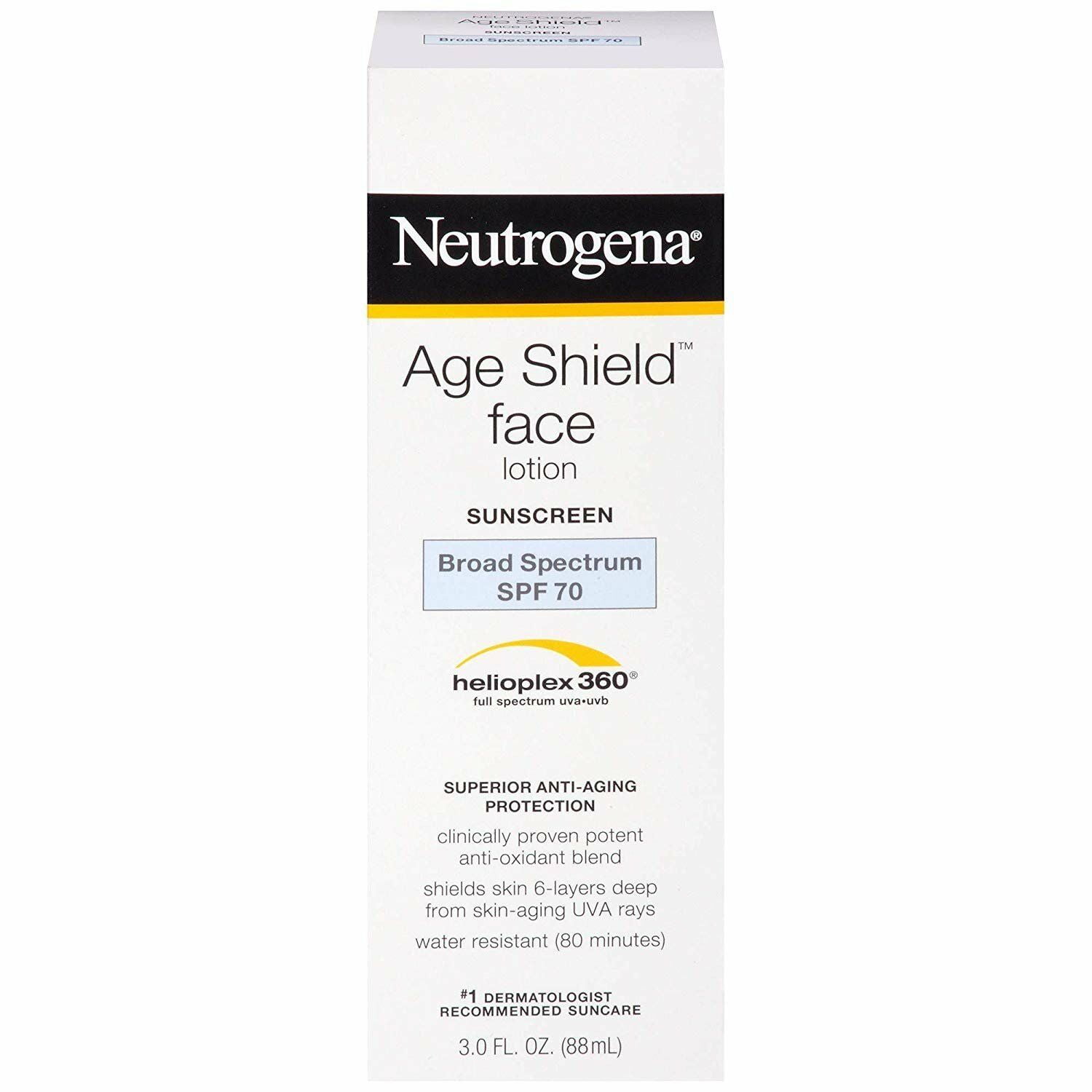 Neutrogena Age Shield Face Lotion Sunscreen Broad Spectrum SPF 70 - 3 Oz