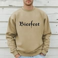 thumbnail image 2 of Men's Fall Winter Fashion Pullover Sweatshirt Hop Crew Neck Oversized Top Garment Pullover Shirts Lightweigt Sweat Shirt Pullover Sweater, 2 of 4