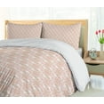 thumbnail image 4 of Ambesonne Floral Duvet Cover Sets, Rustic Botanic Blossom, 2-Queen, Pale Peach Blush, 4 of 6