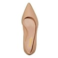 thumbnail image 3 of XYD Women Comfort Kitten Heels Pumps Slip On Pointed Closed Toe Studs Around Formal Office Shoes Size 4.5 Nude, 3 of 4