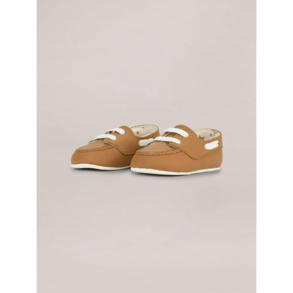 JuJuBe Eco Steps Washable Baby Toddler Shoes - Brown Boat Shoe